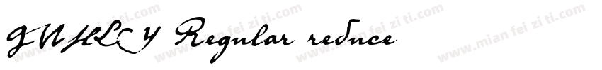 GUHLY Regular reduce字体转换